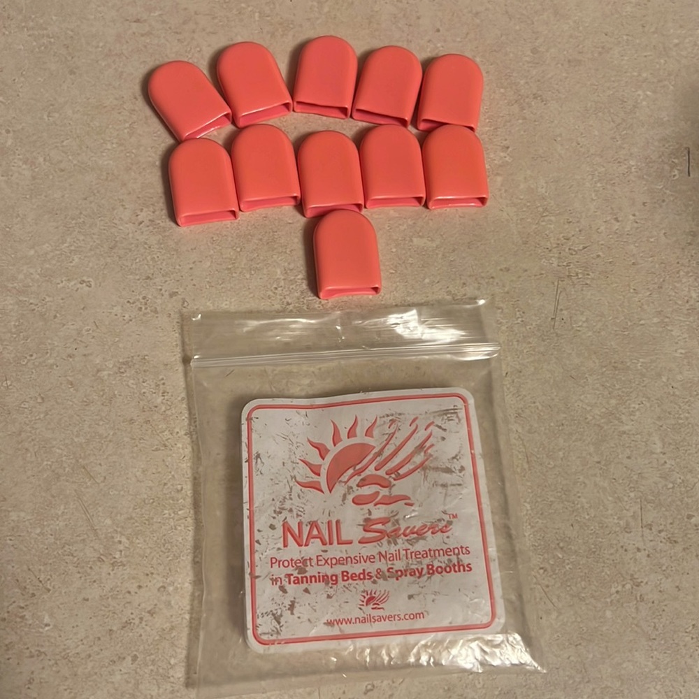 11pcs Nailsavers Finger Protective Cover Finger Sleeve for tanning or spray beds